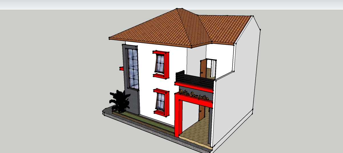 Desain Rumah Tinggal 2 Lantai | Rubiant.web.id